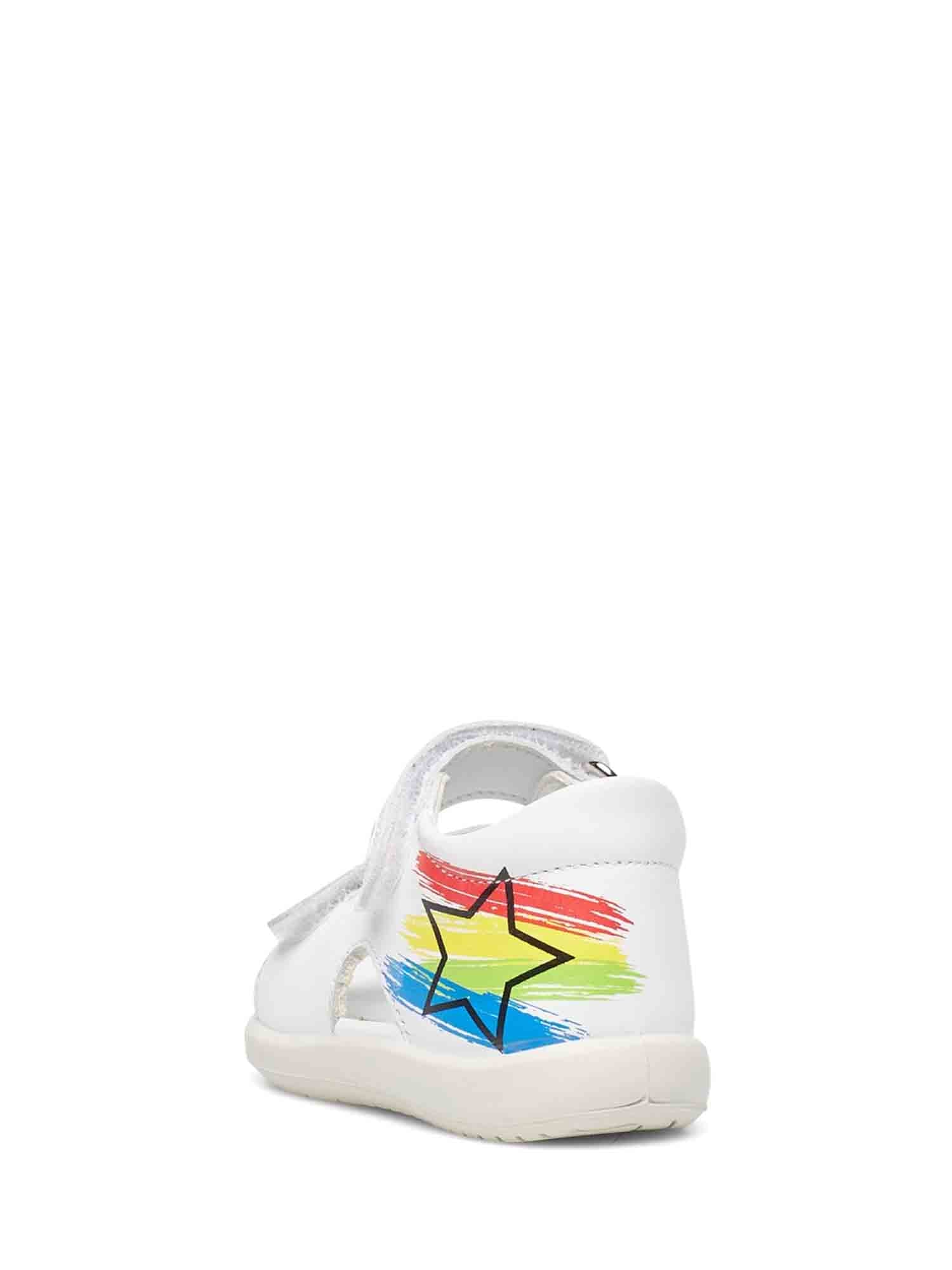 Sandali con strappi Bianco Falcotto