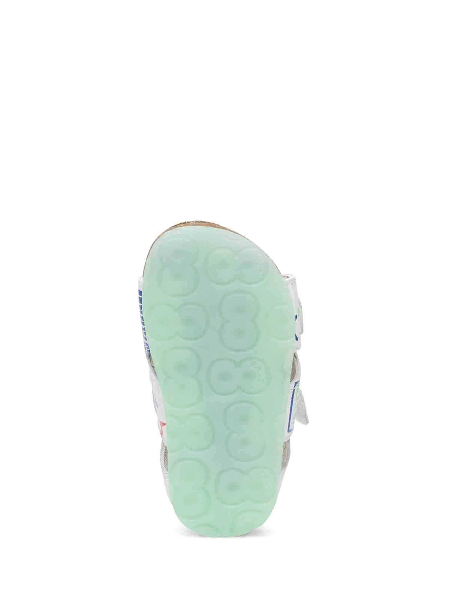 Sandali con strappi Bianco Falcotto