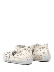 Sandali con strappi Beige Falcotto