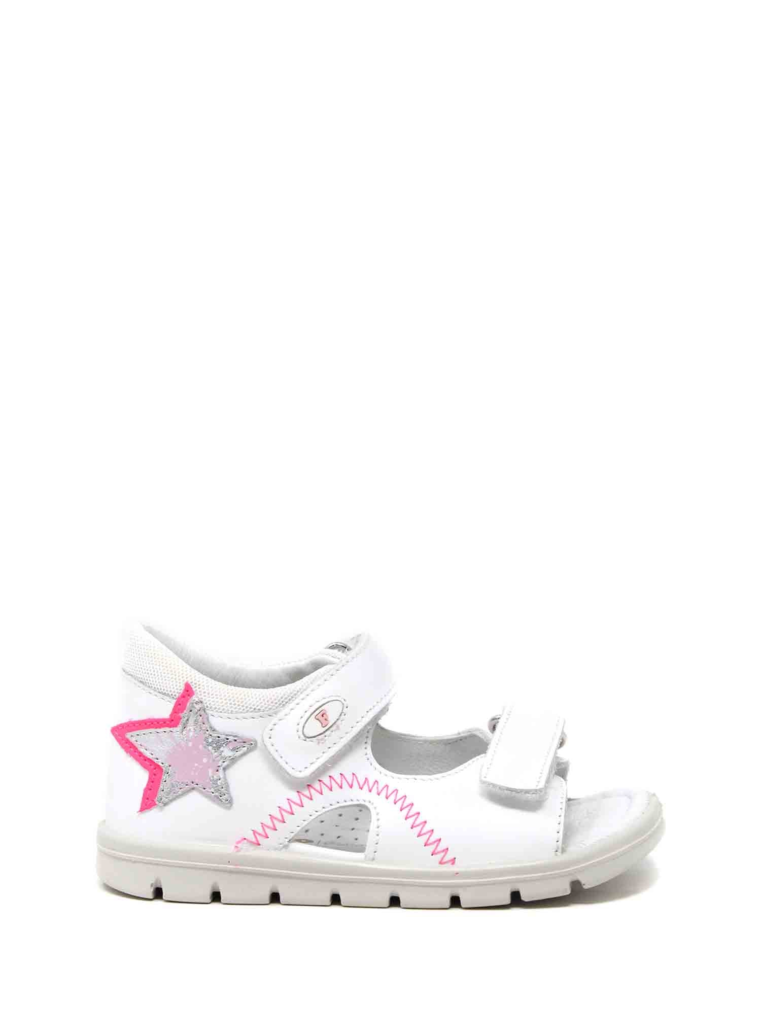 Sandali con strappi Bianco Falcotto
