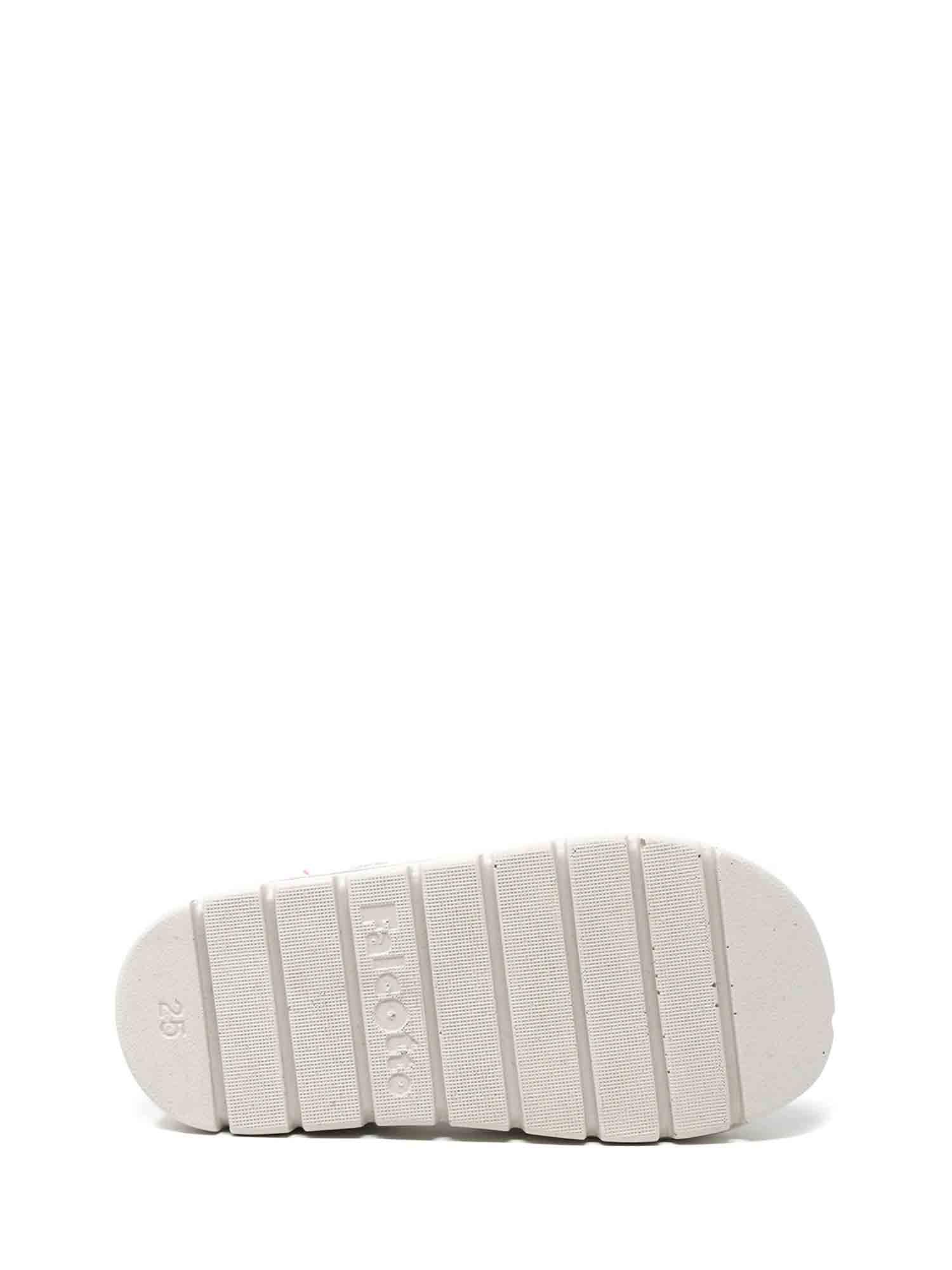 Sandali con strappi Bianco Falcotto