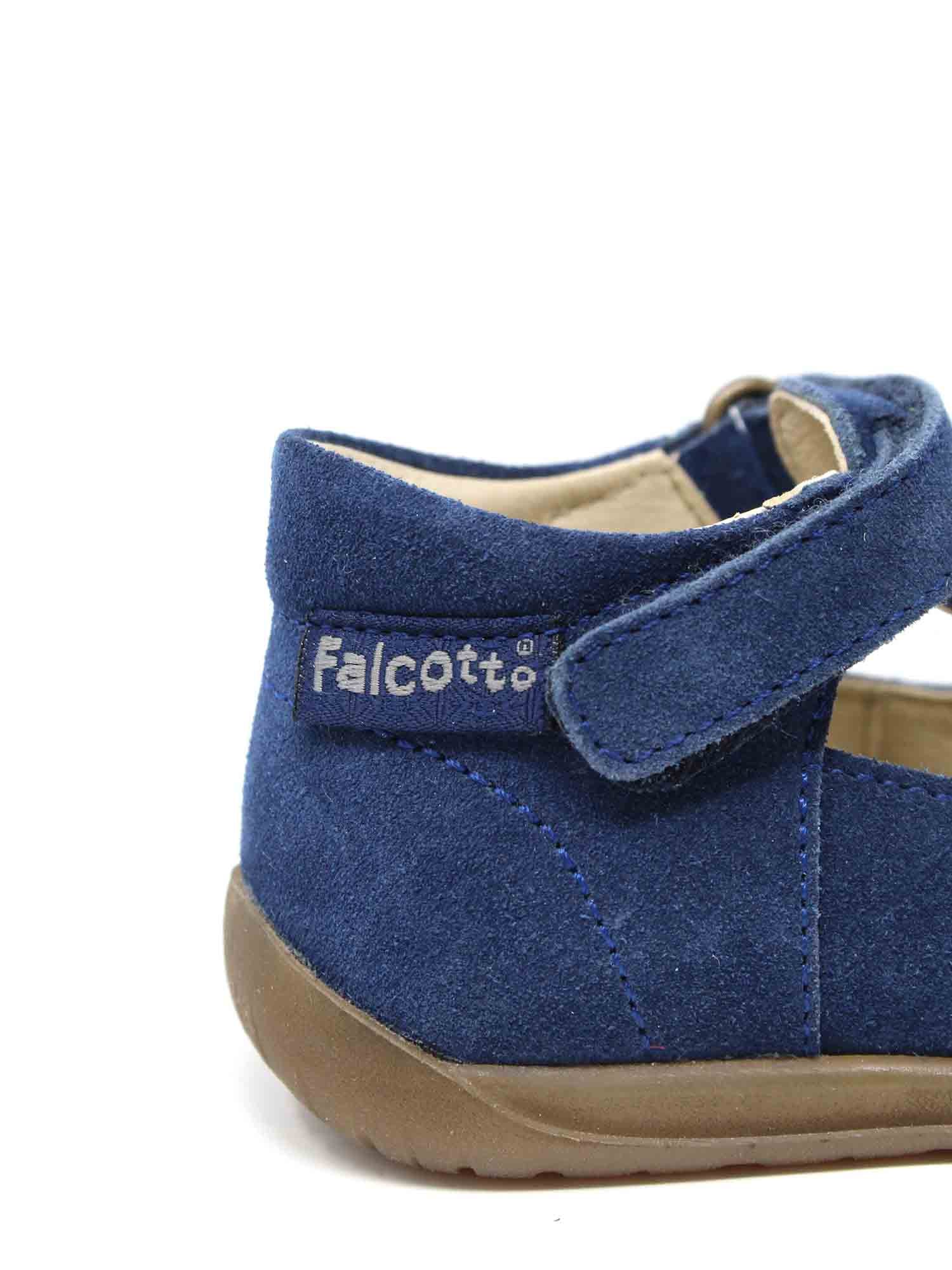 Sandali con strappi Blu Falcotto