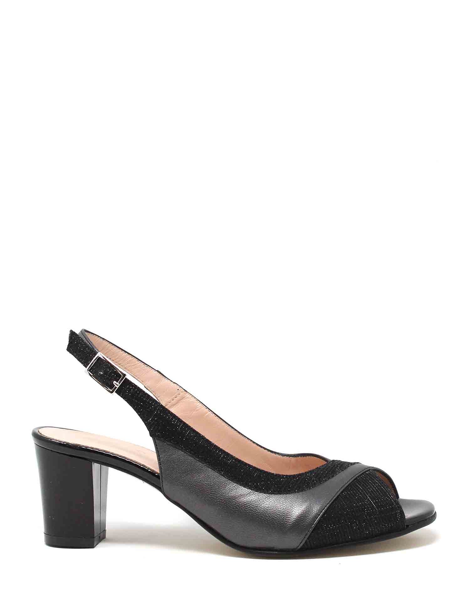 Sandali tacco Nero Soffice Sogno