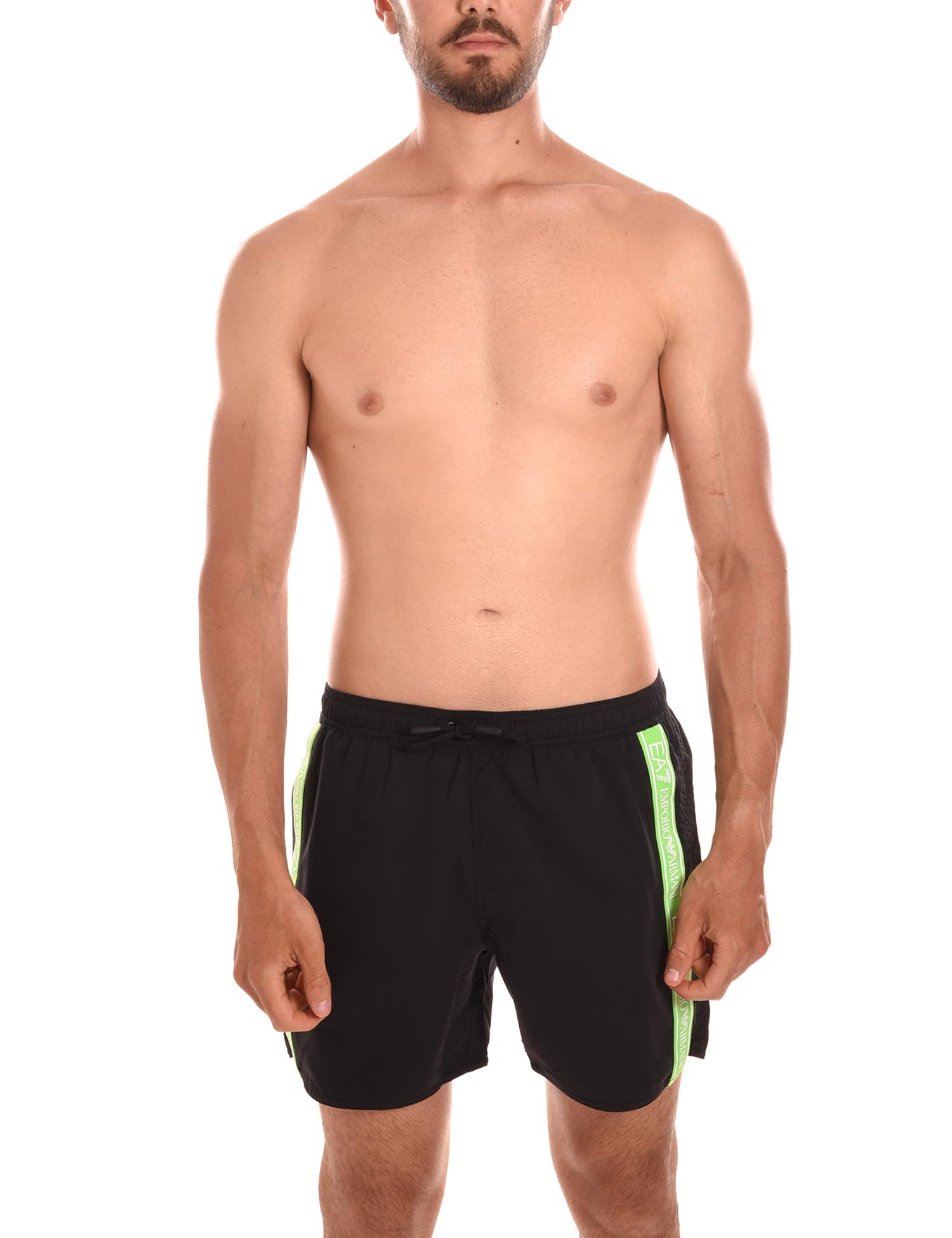 Costumi Nero Ea7 Emporio Armani