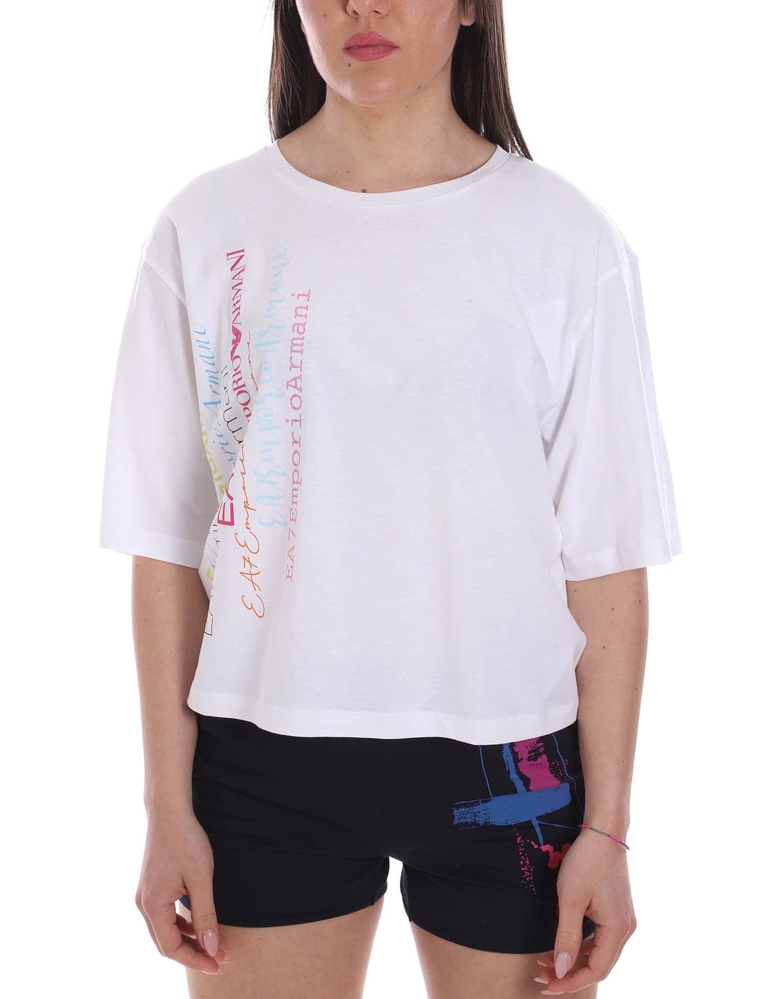 T-shirt Bianco Ea7 Emporio Armani