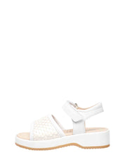 Sandali con strappi Bianco Naturino