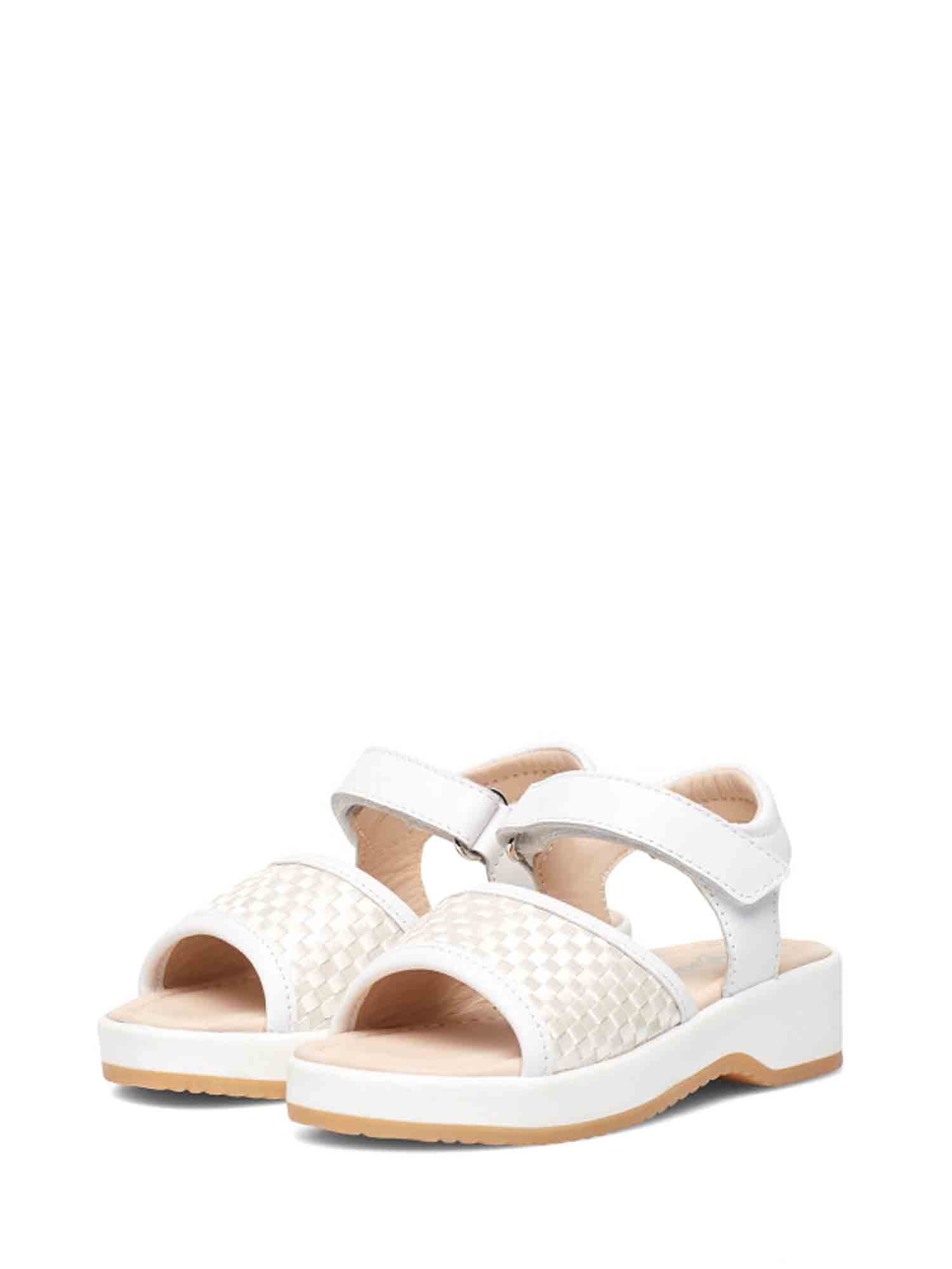 Sandali con strappi Bianco Naturino