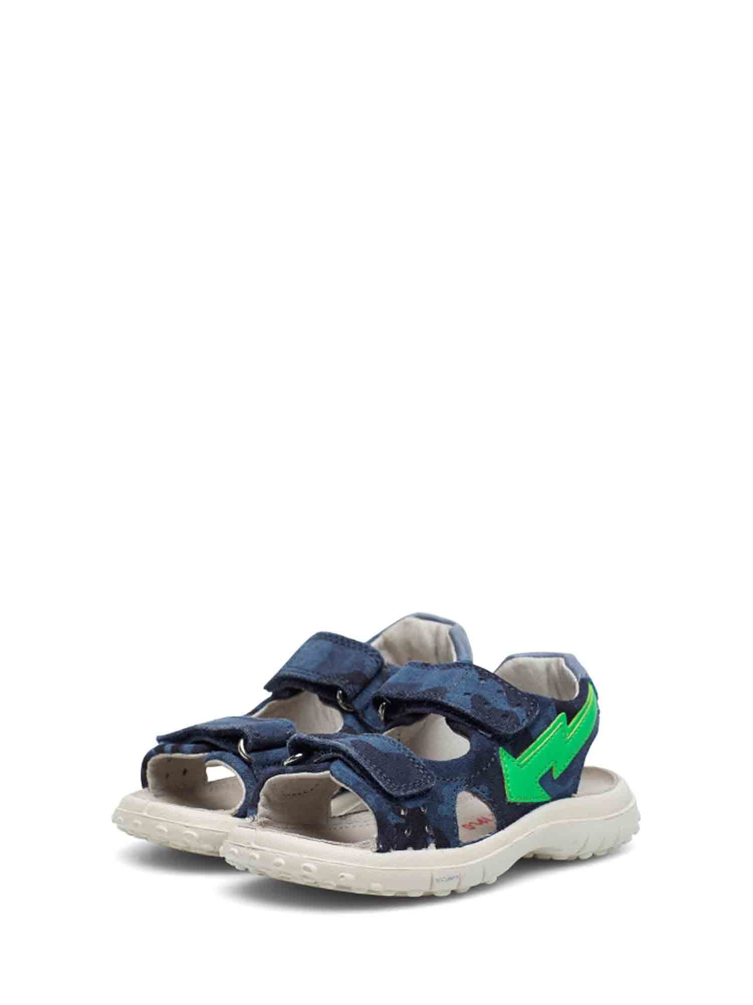 Sandali con strappi Blu Naturino