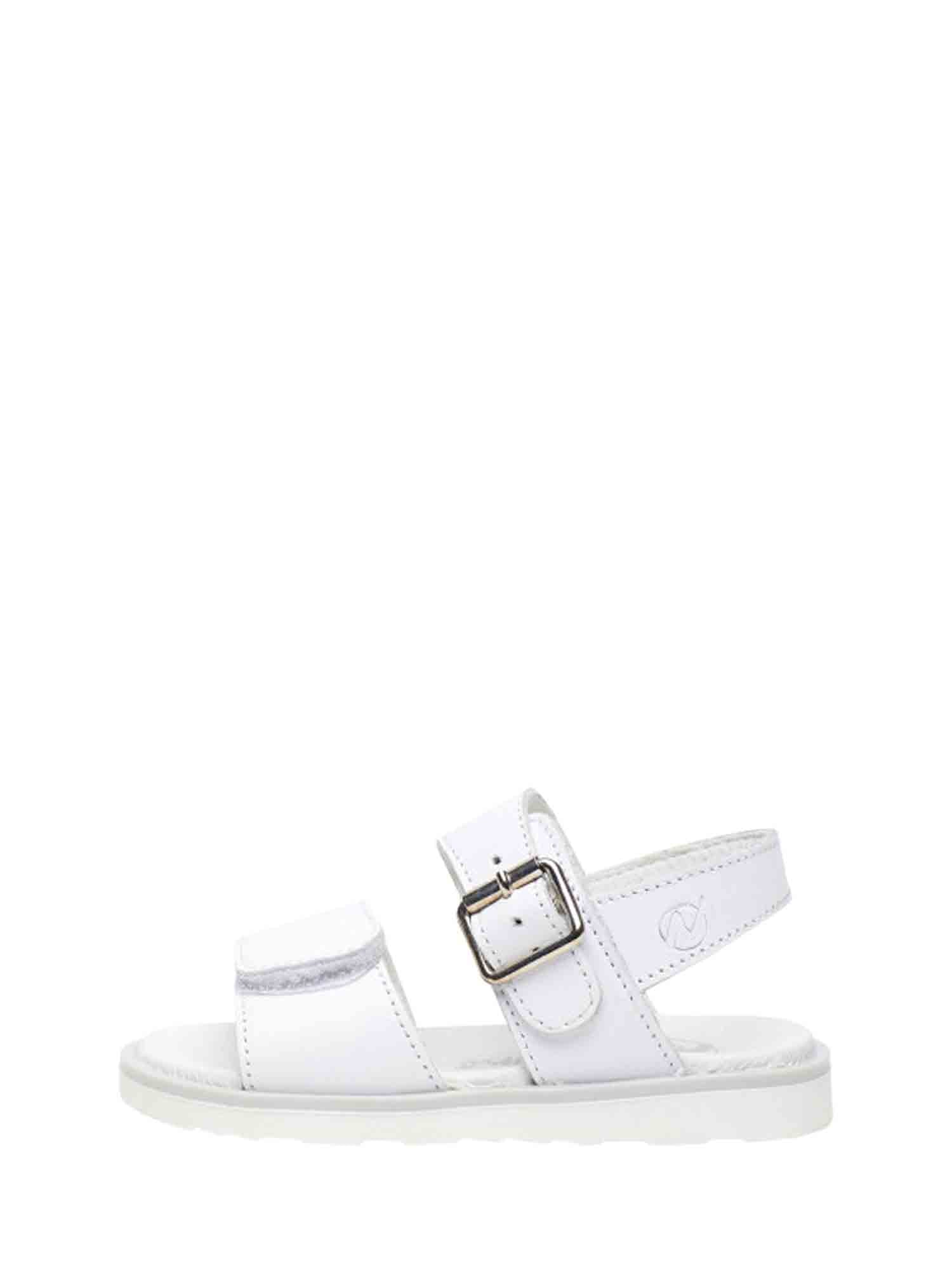 Sandali con strappi Bianco Naturino