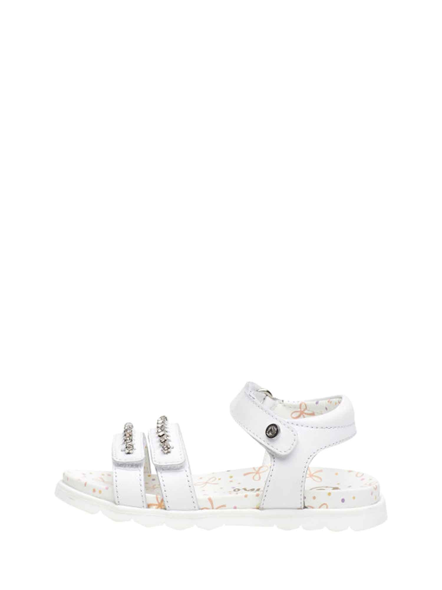 Sandali con strappi Bianco Naturino