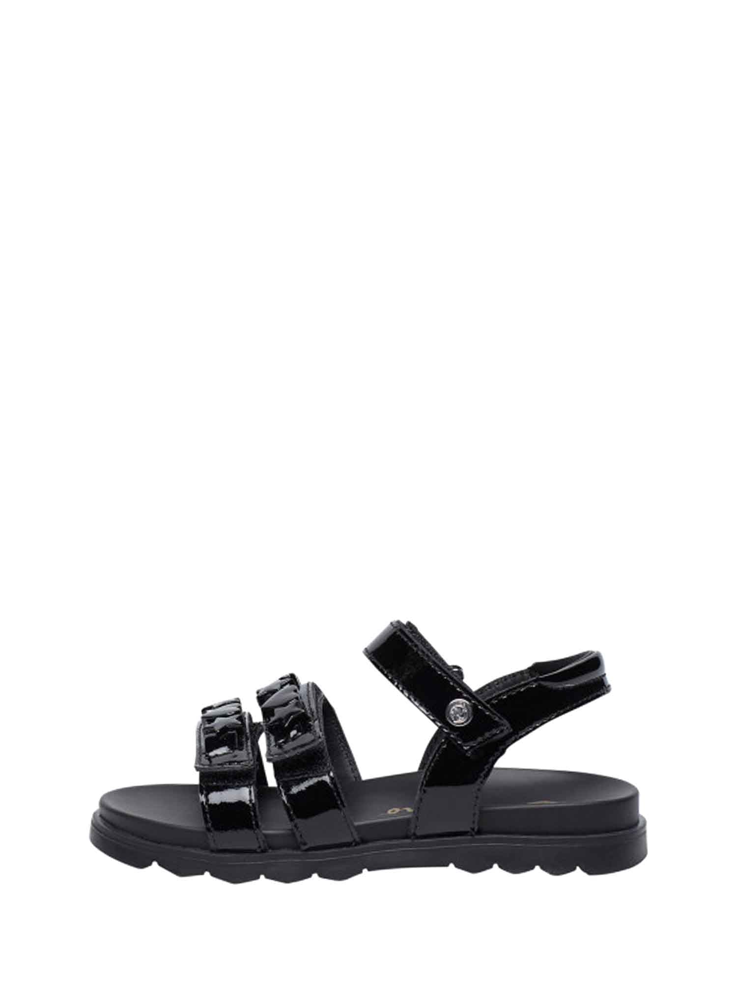 Sandali con strappi Nero Naturino