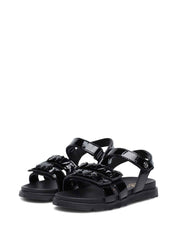 Sandali con strappi Nero Naturino