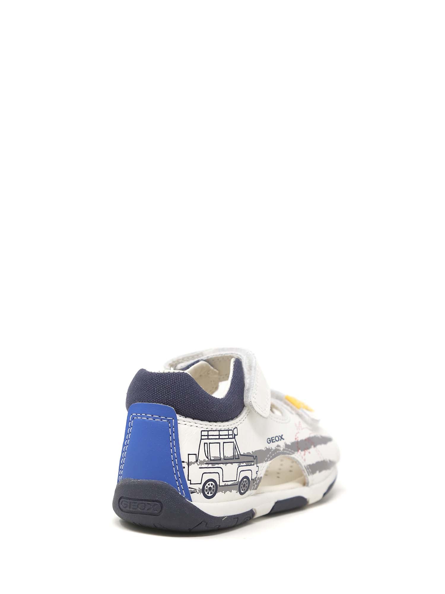 Sandali con strappi Bianco Geox