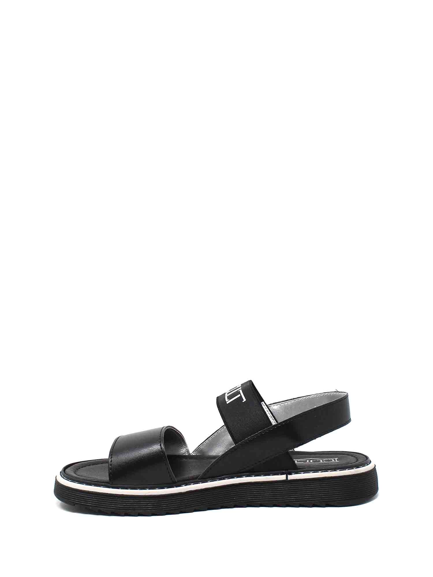 Sandali con strappi Nero Cult