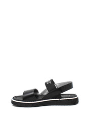 Sandali con strappi Nero Cult