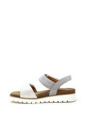 Sandali con strappi Grigio Mephisto