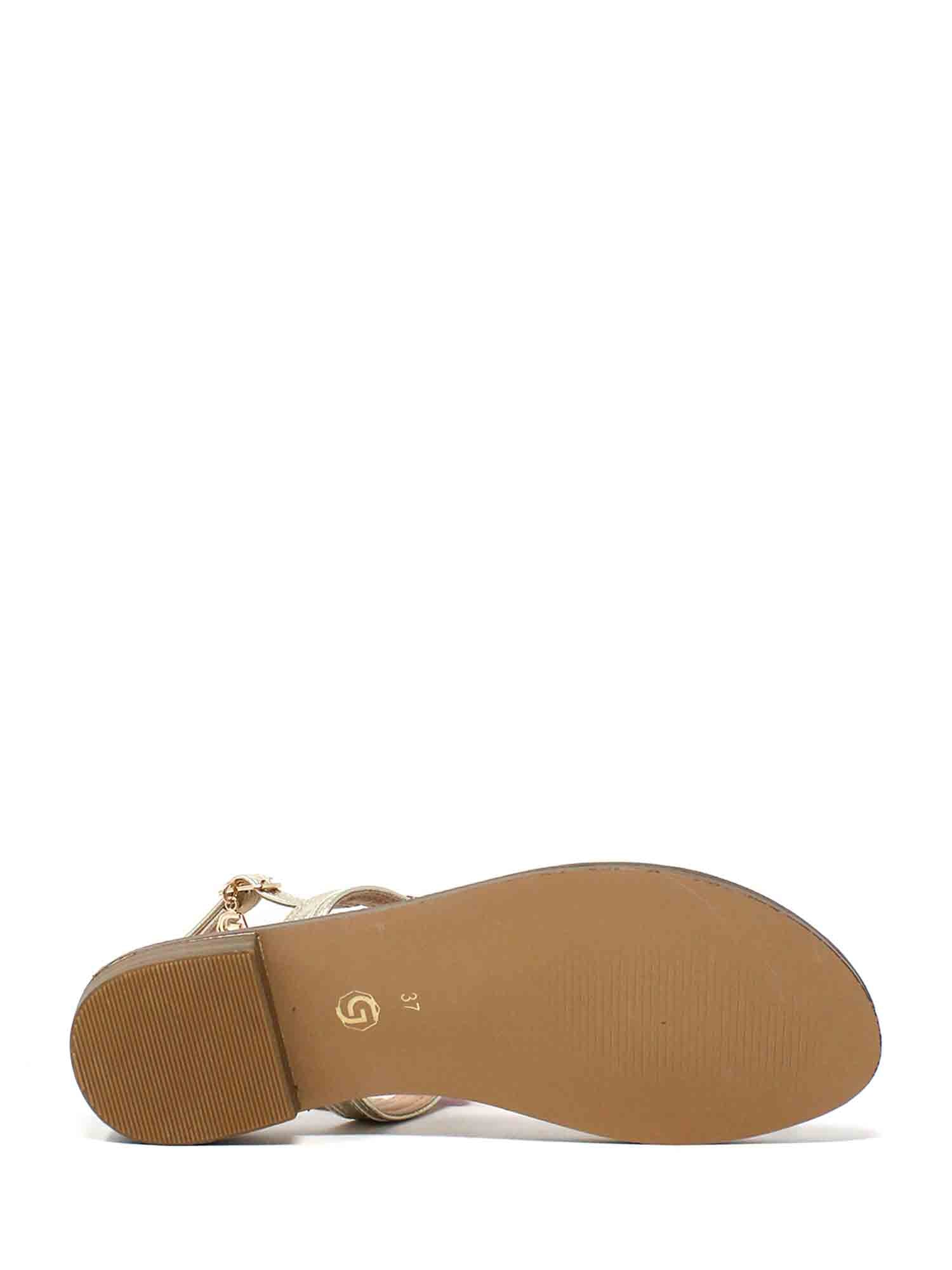Sandali Rosa Gold&gold