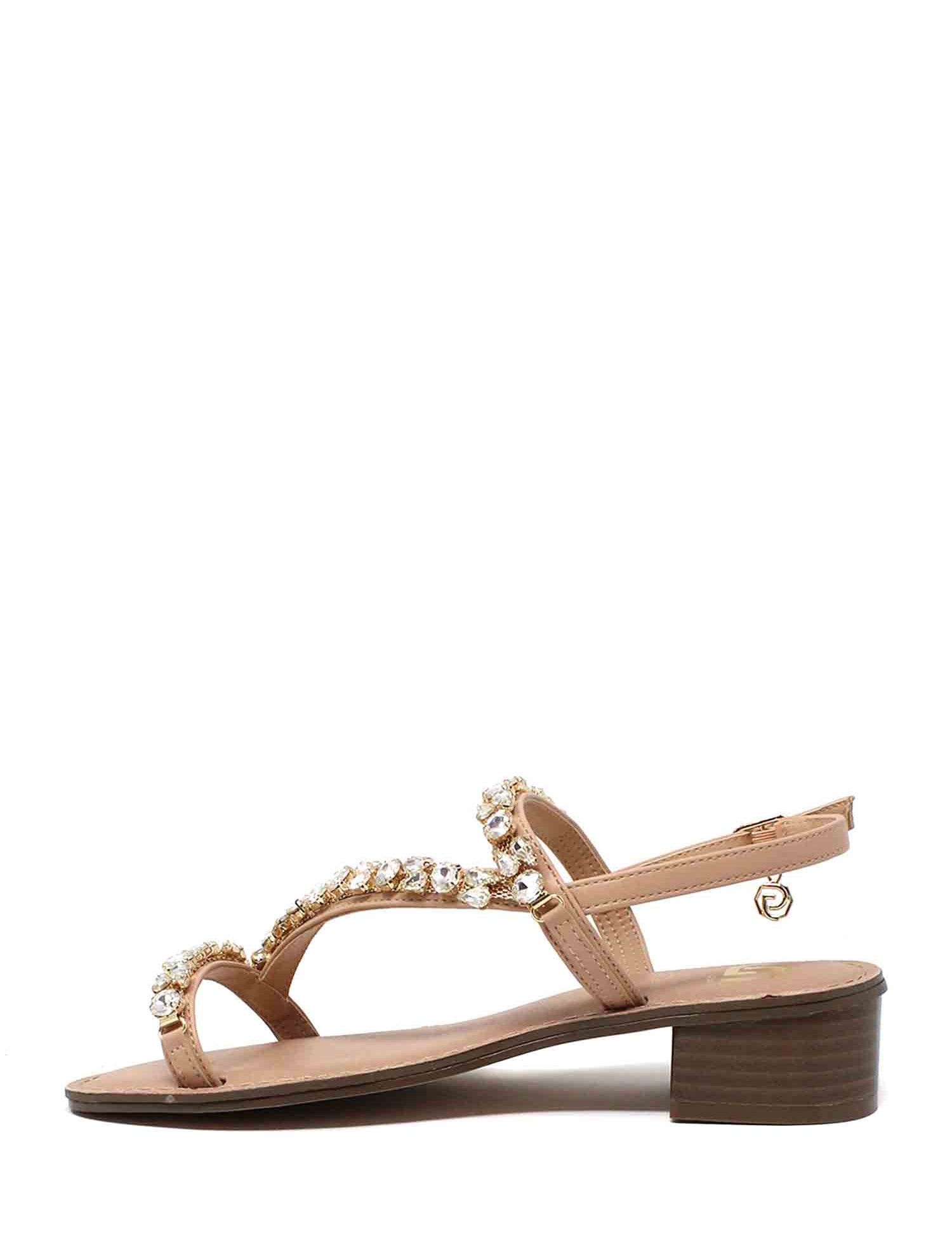 Sandali tacco Rosa Gold&gold