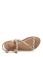 Sandali tacco Rosa Gold&gold