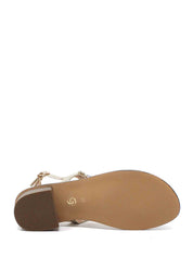 Sandali tacco Dorato Gold&gold