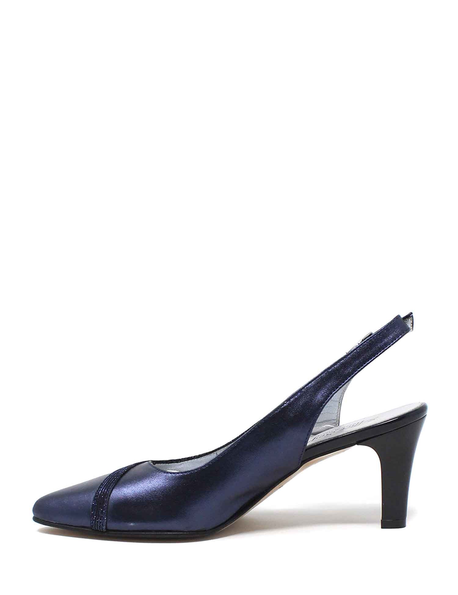 Sandali tacco Blu Soffice Sogno