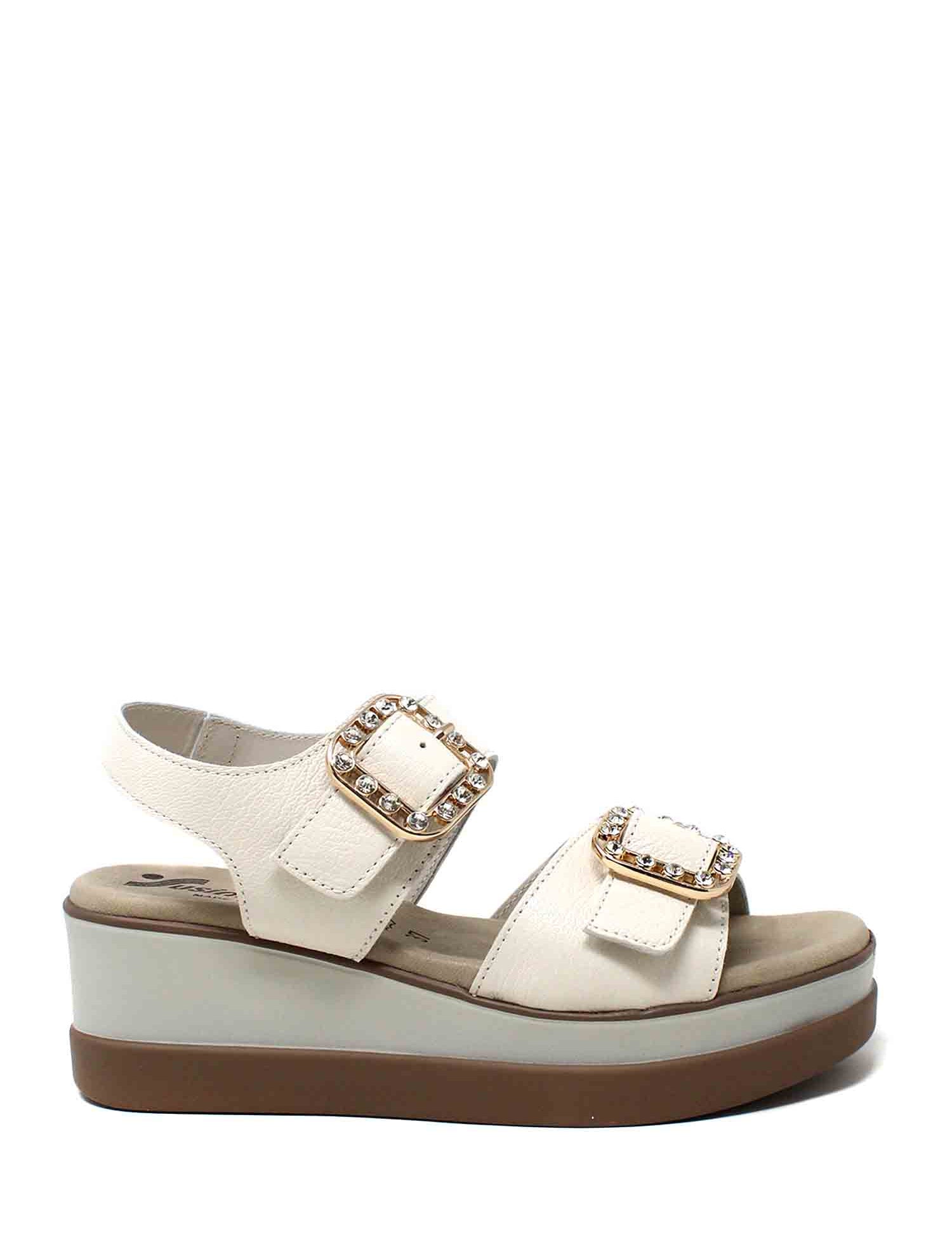 Sandali zeppa Beige Susimoda