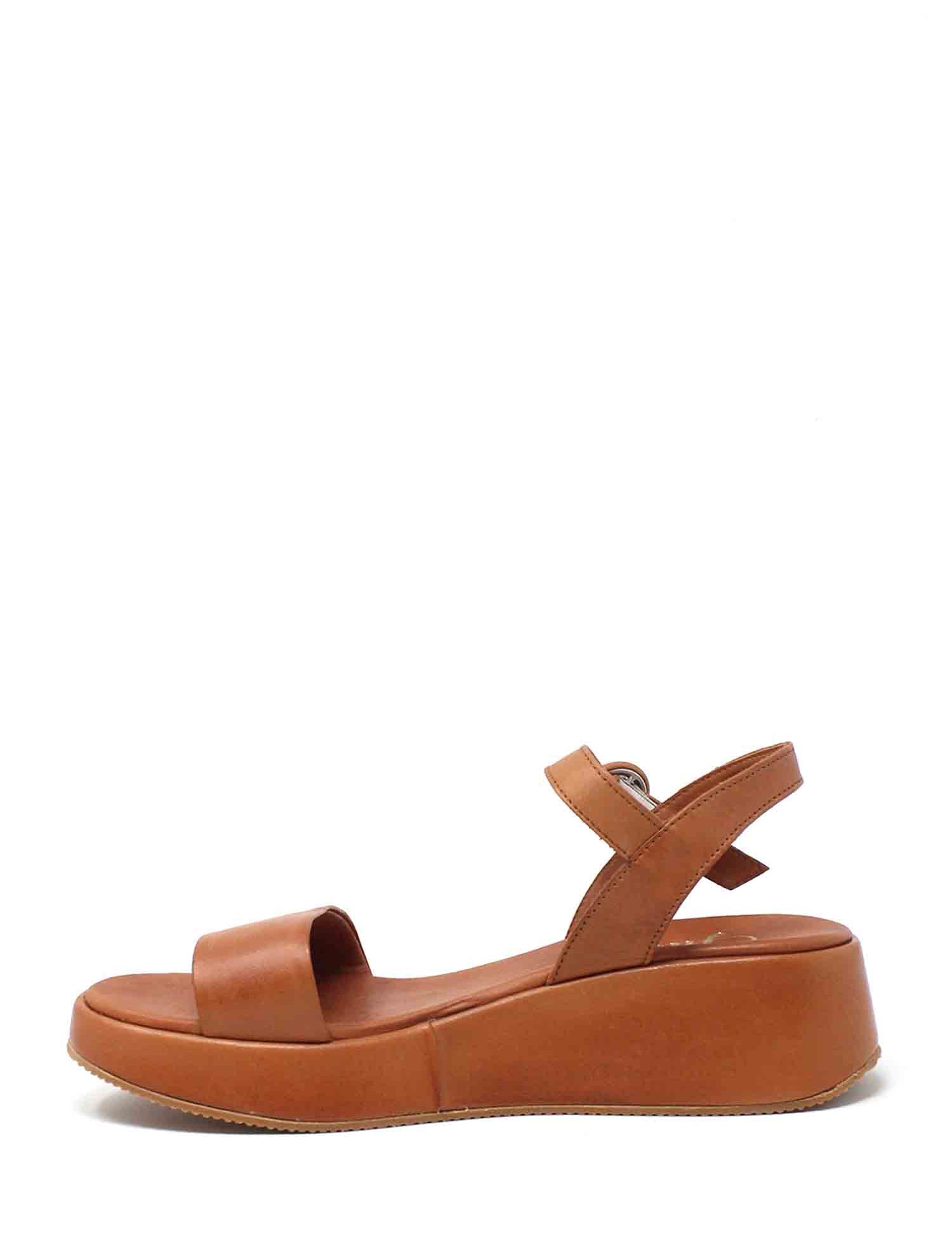 Sandali zeppa Marrone Grace Shoes