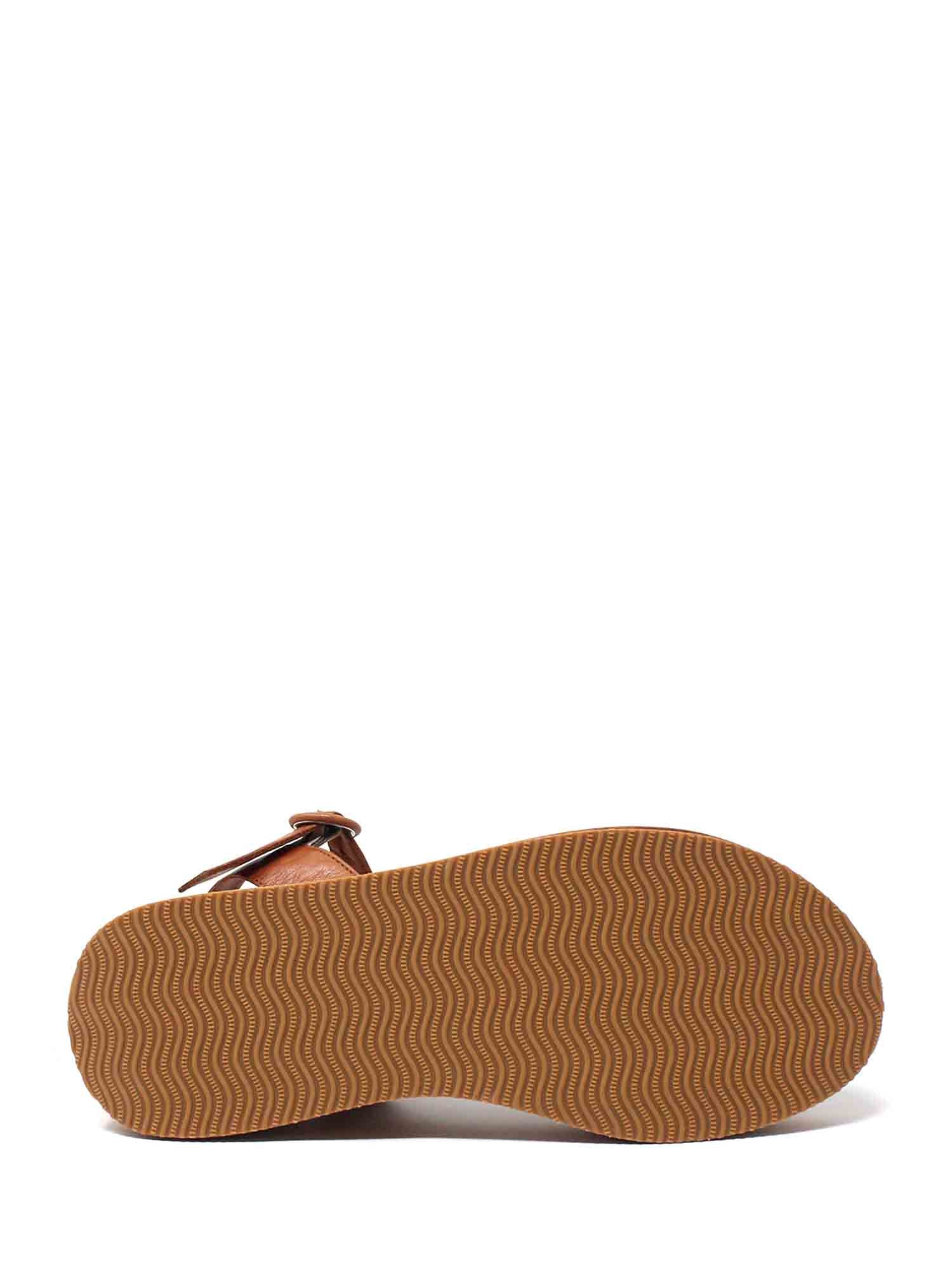 Sandali zeppa Marrone Grace Shoes