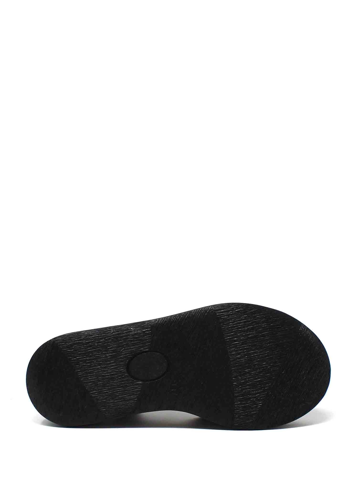 Sandali zeppa Nero Grace Shoes