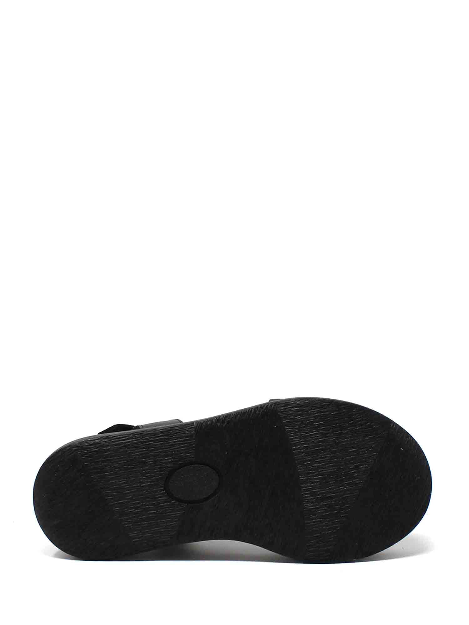 Sandali zeppa Nero Grace Shoes