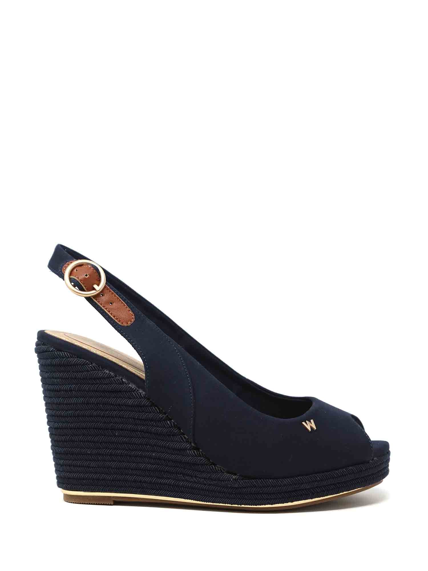 Sandali zeppa Blu Wrangler