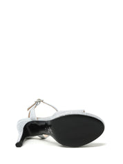 Sandali tacco Argentato Grace Shoes