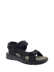 Sandali con strappi Nero Lumberjack