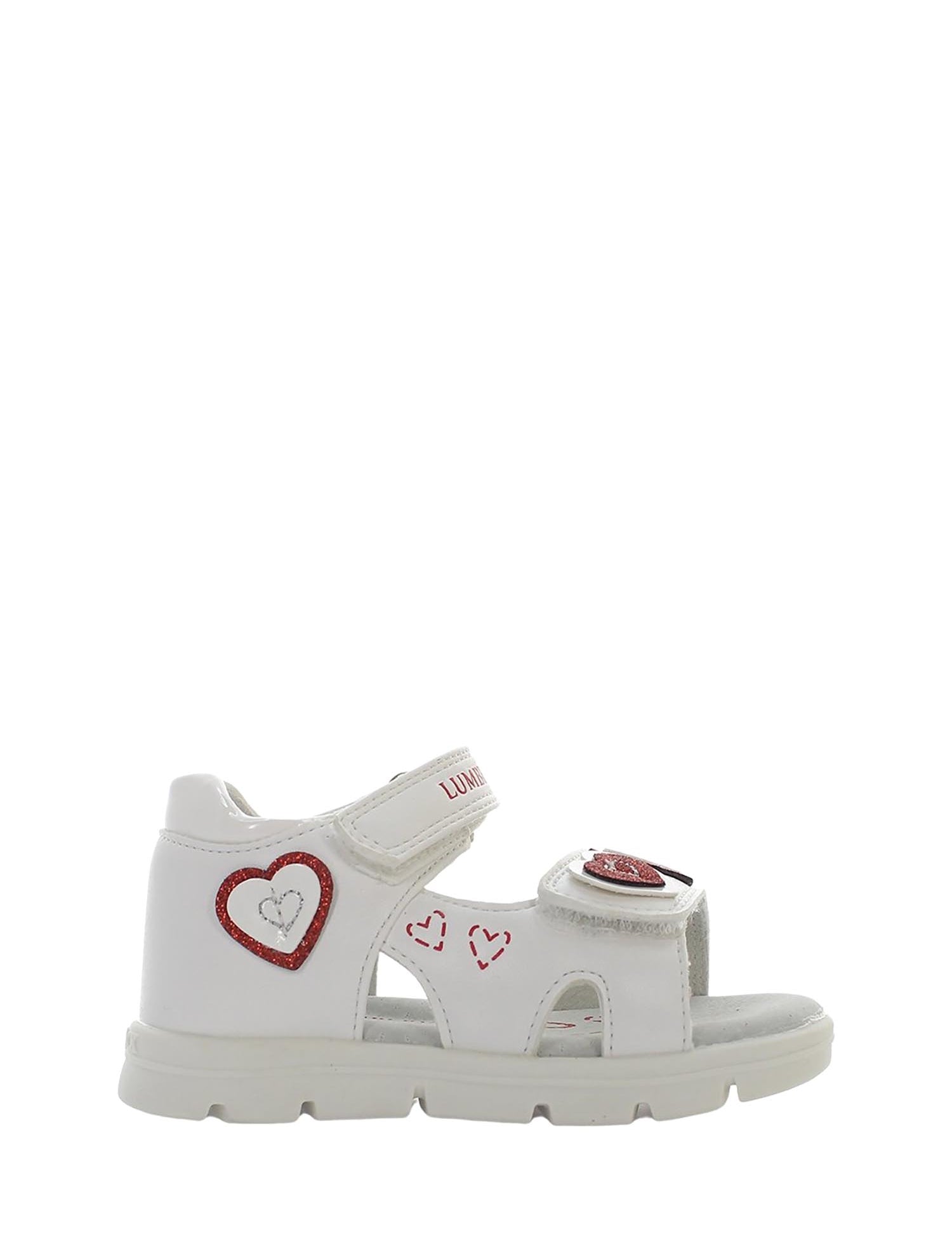 Sandali con strappi Bianco Lumberjack