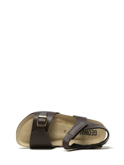 Sandali con strappi Marrone Geowalk