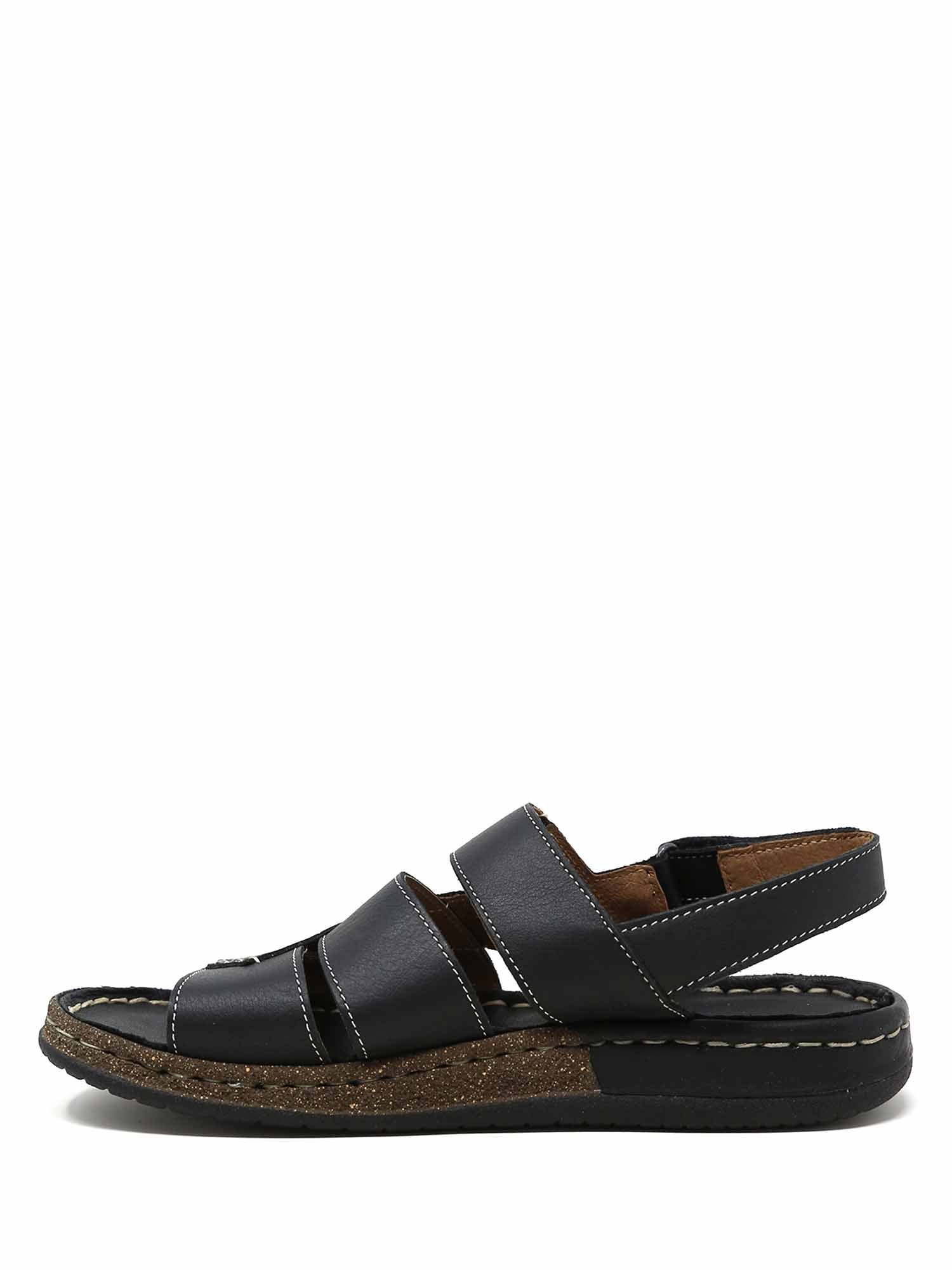 Sandali con strappi Nero Susimoda