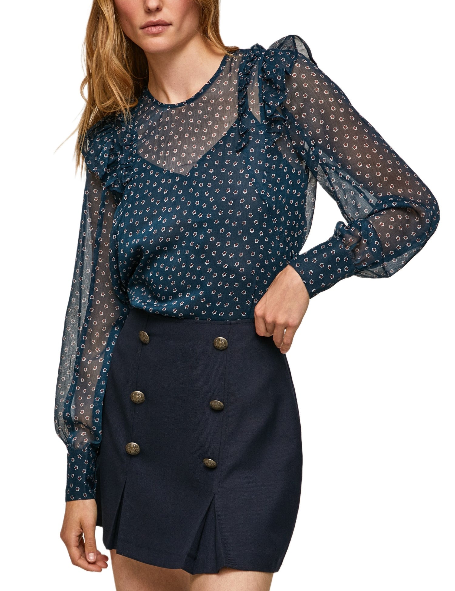 Bluse Blu Pepe Jeans