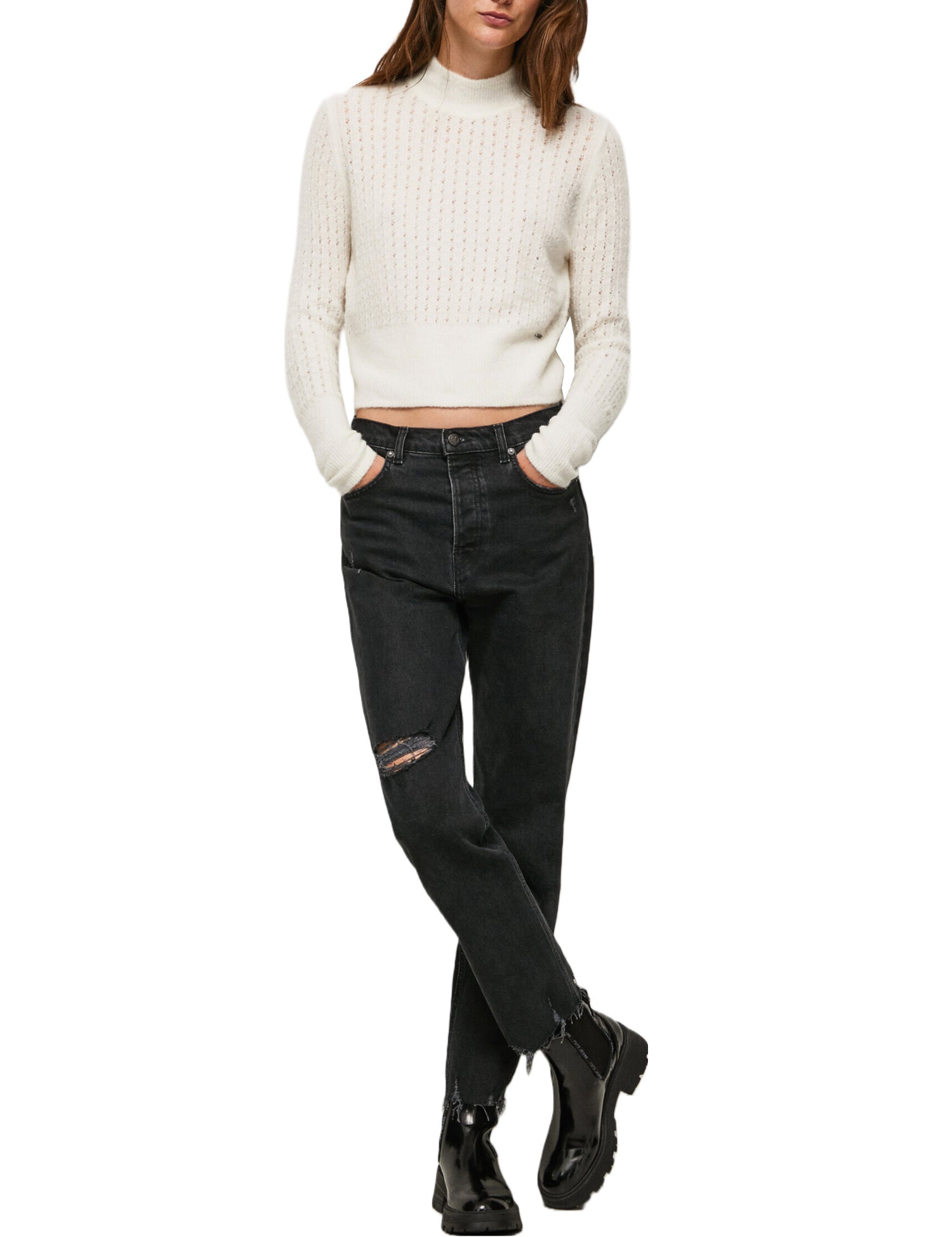 Maglioncini Bianco Pepe Jeans