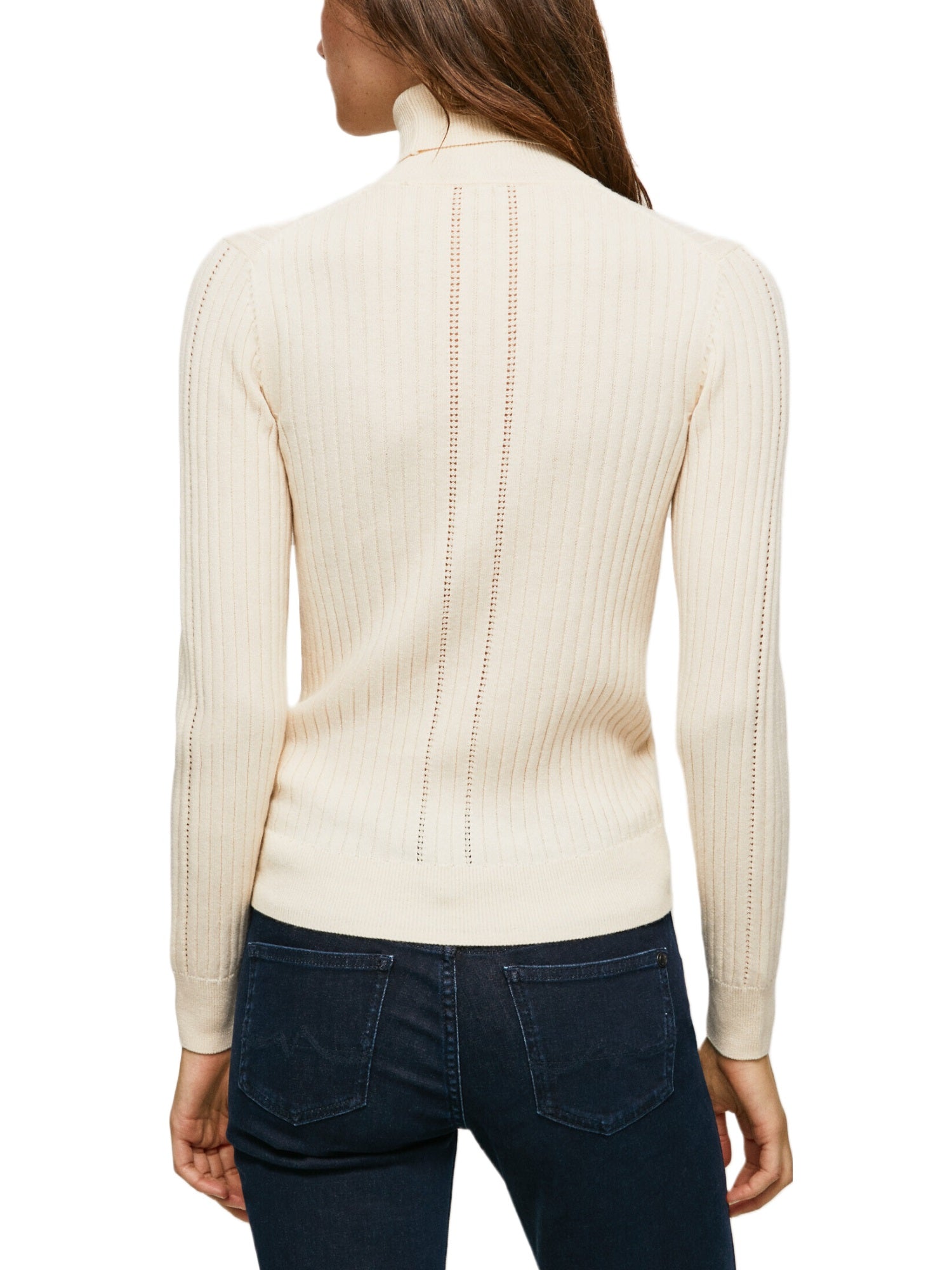 Maglie a collo alto Bianco Pepe Jeans
