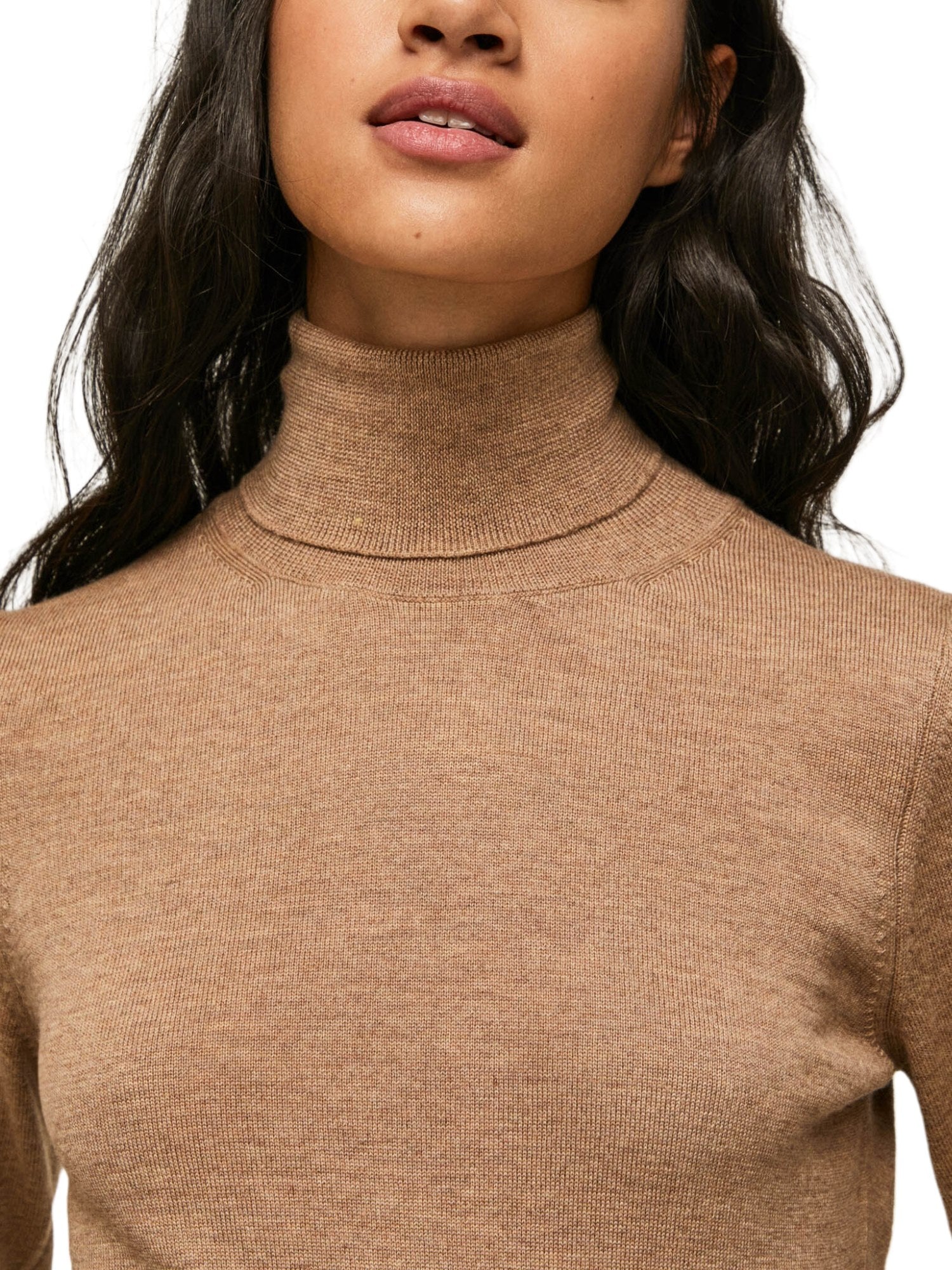Maglie a collo alto Beige Pepe Jeans