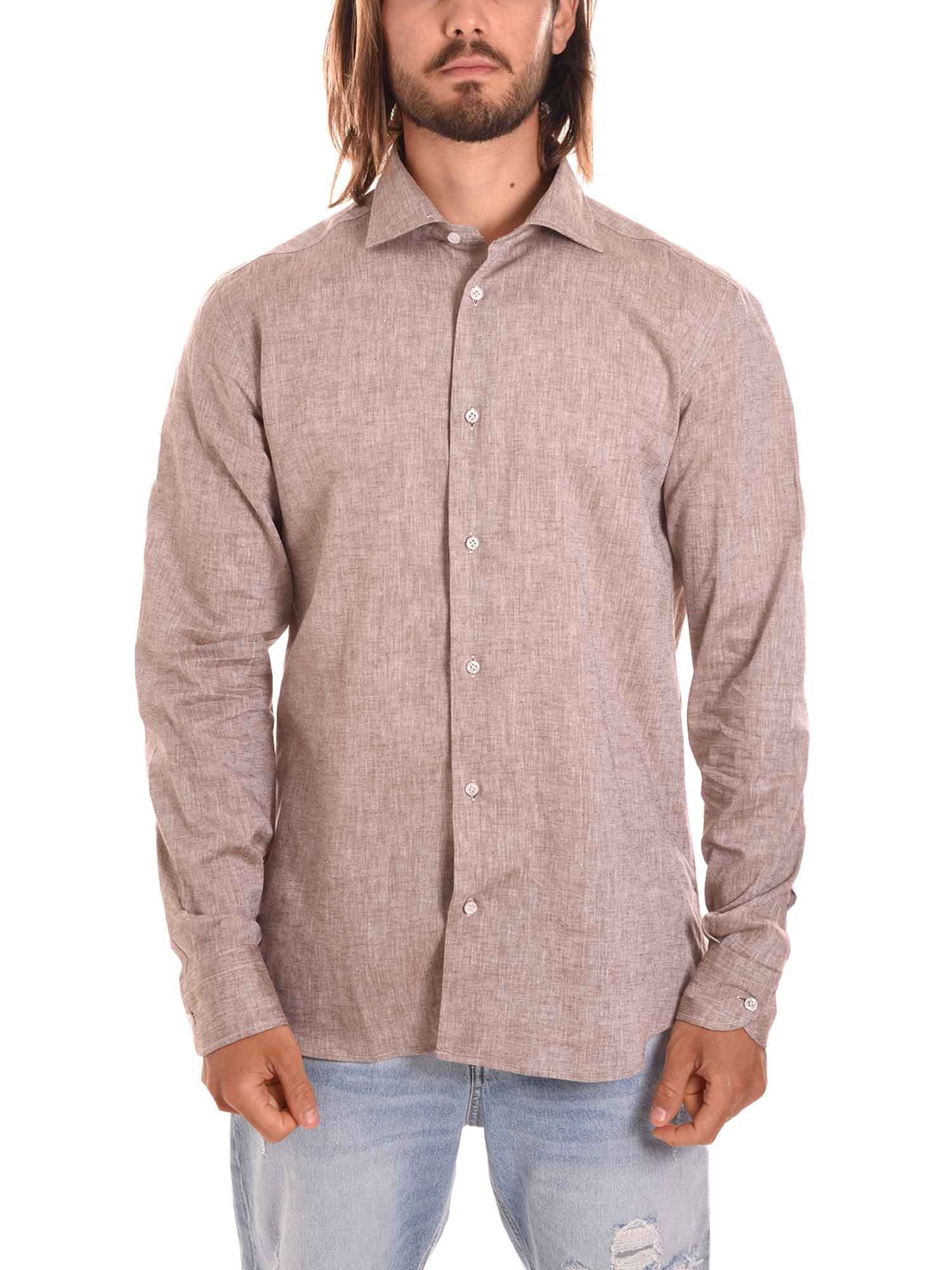 Camicie Marrone Borgoni Milano