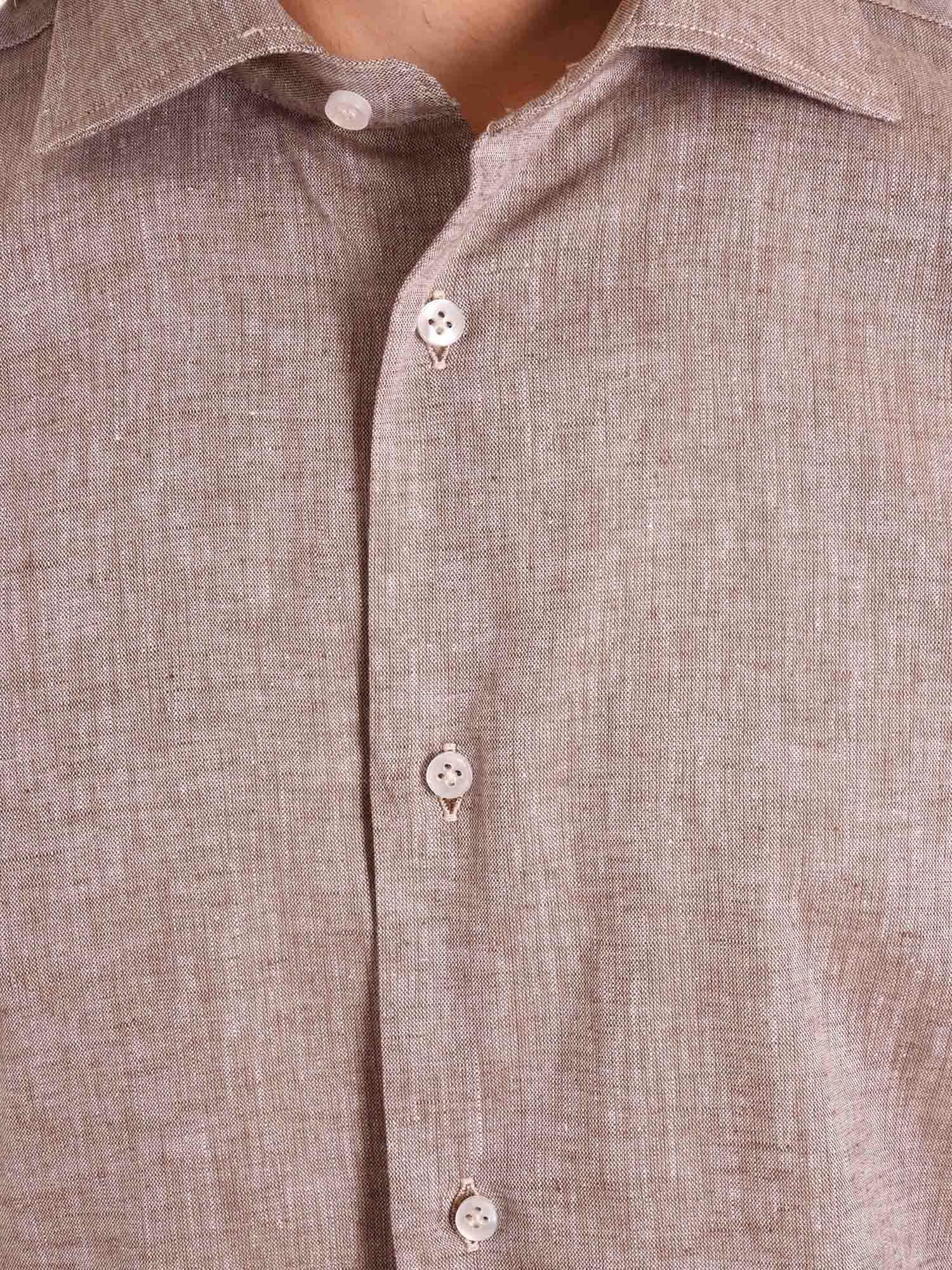 Camicie Marrone Borgoni Milano