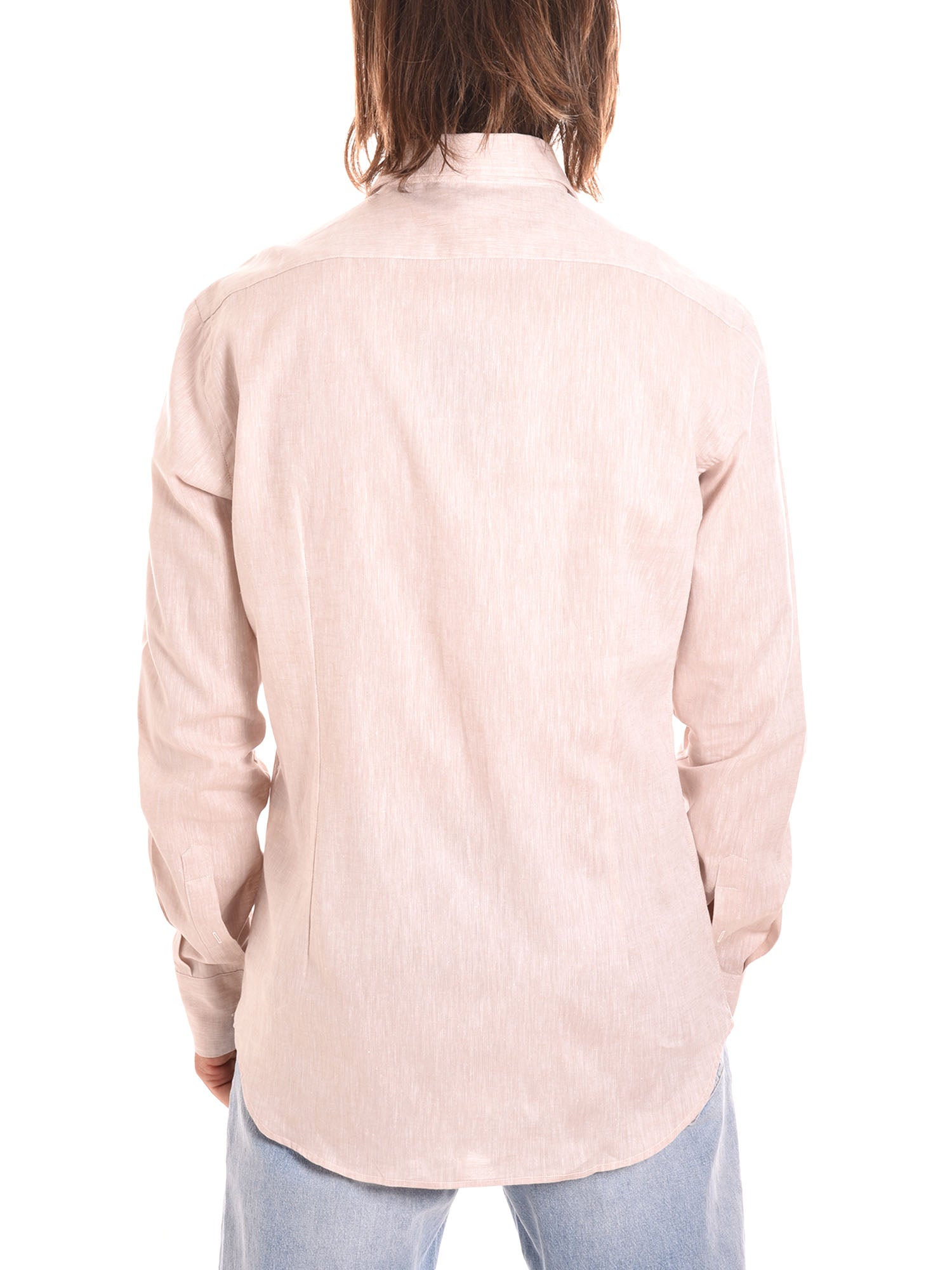 Camicie Beige Borgoni Milano