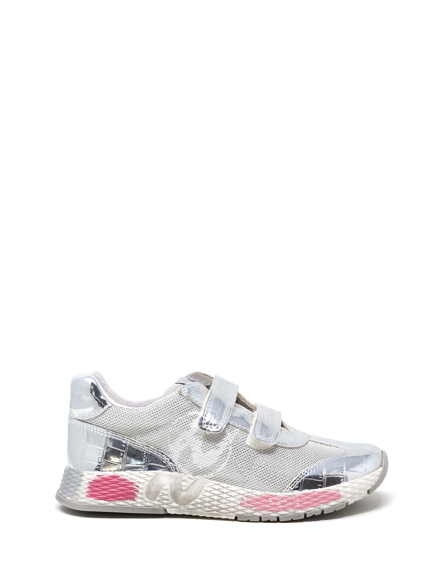 Scarpe con strappi Argentato Naturino