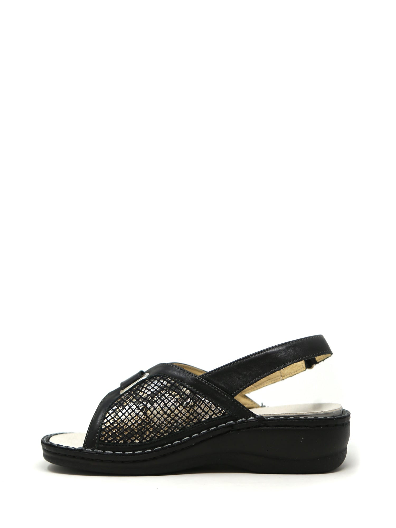 Sandali con strappi Nero Susimoda