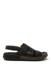 Sandali con strappi Nero Susimoda