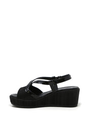 Sandali zeppa Nero Susimoda