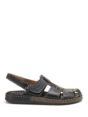 Sandali con strappi Nero Susimoda