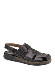 Sandali con strappi Nero Susimoda