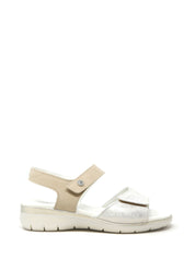Sandali con strappi Beige Susimoda